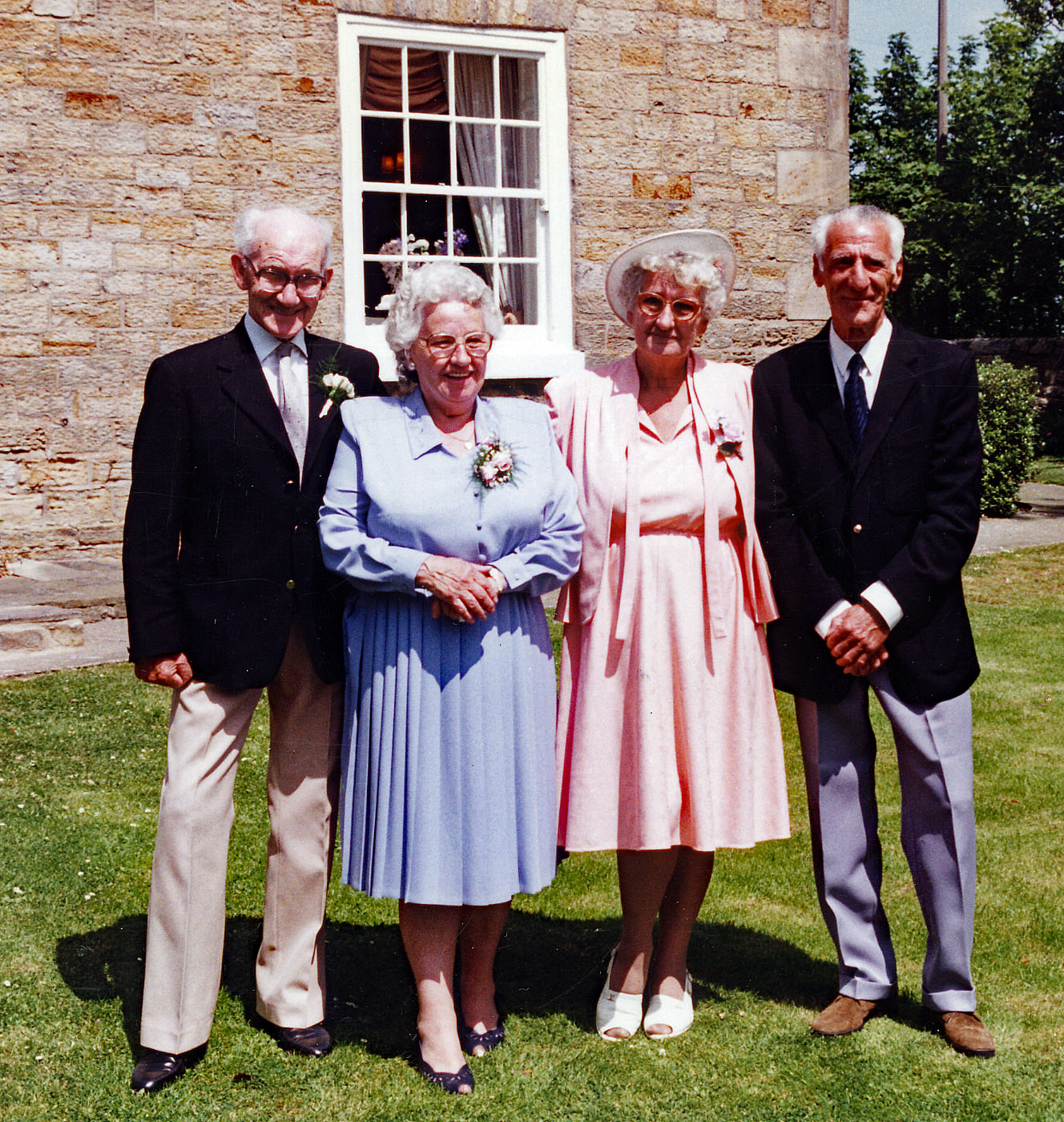 Violet and Family (1992)<br>Husband, Dick - Violet - Sister Betty - Betty's Husband, Reg
