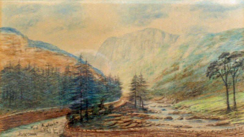 Painting by Field Clark